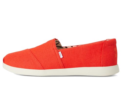 Image of TOMS Women's Alpargata Plus Slip On Espadrille, Textile Upper, Relaxed Fit, CloudBound Insole, Stretchy Easy On and Off