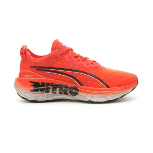 Chaussures PUMA Foreverrun Nitro Silver en noir et rouge, pointure 39