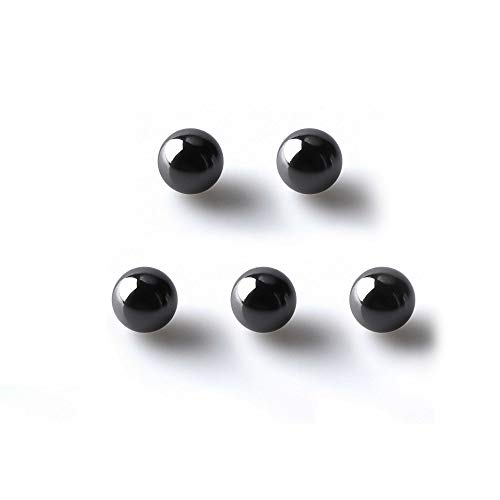 BERACKY 6 mm OD SIC Perlen Kugeln Einsatz (5 Stück, schwarz) Cover