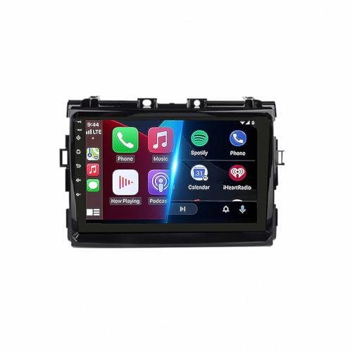 Navegador GPS 2 DIN con Carplay y Android Auto para Toyota Estima Previa 2006-2012
