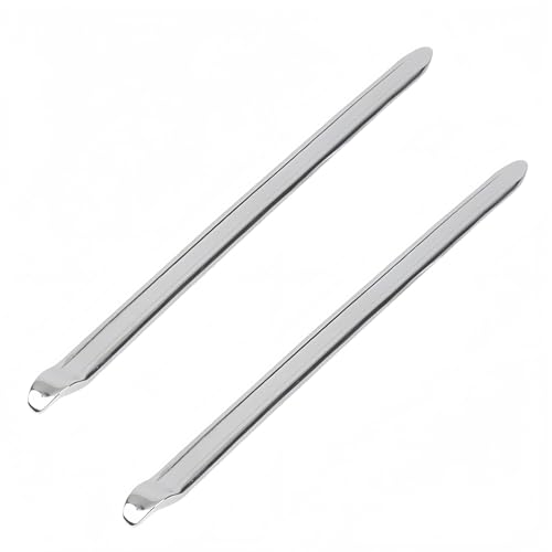Crssmet 2 Pack 20 Inch Heavy Duty Tire Spoons Iron - Multi-Vehicle Tire Levers for Cars, Motorcycles, Bikes & Lawn Mowers