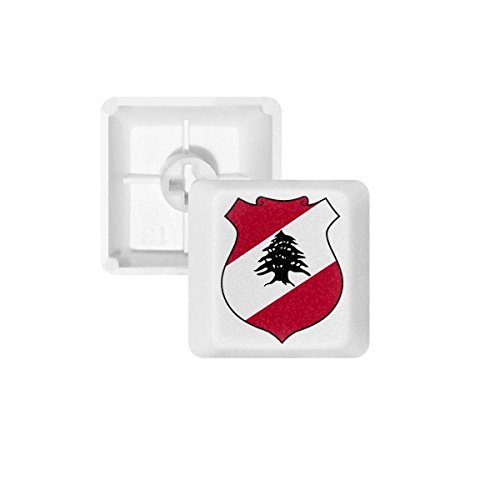 Keycaps PBT Liban Asie pour clavier mécanique blanc pour un bureau épuré