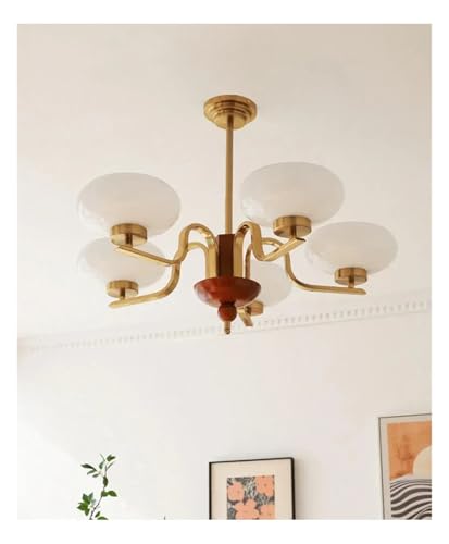 Lampe suspendue design crème pour une chambre cocooning