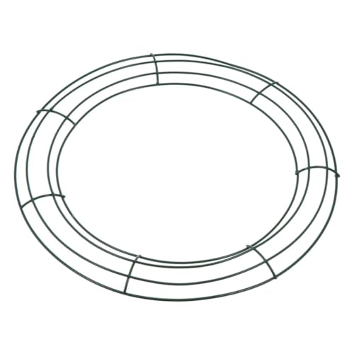 GRIRIW Easter Wreath Frame Round Shaped Garland Support for Decor Wreath Accessory for Indoor and Outdoor Use