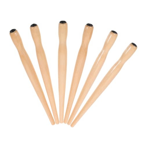 TEHAUX 6 Piezas De Soportes Para Puntas De Pluma De Inmersión Soporte De Madera Para Pluma De Dibujo Y Caligrafía Soportes Para Puntas De Pluma Estilográfica Para Caligrafía