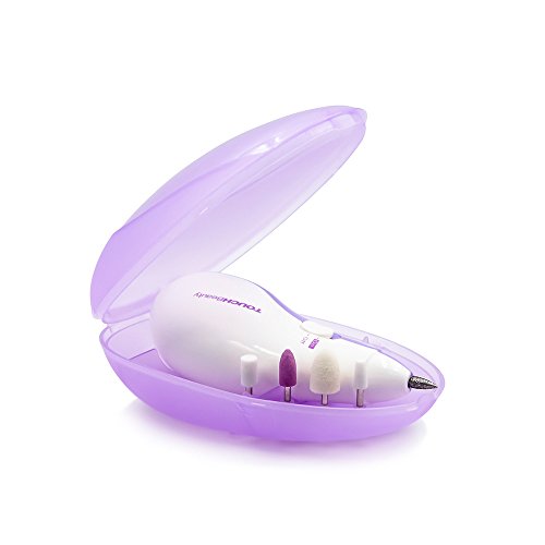 TOUCHBeauty Nail File Drill Electric Manicure Pedicure Set with Case for Natural Fingernails Toenails Care Tool