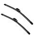 2 factory style wiper blade for for Mercedes-Benz C CLK Class CLK320 CLK500 CLK55 C230 C240 C280 C350 2003-2009 AUDI A8 S8 2004-2010 Replacement Wiper Blade - 22"/22" (Set of 2) Pinch Tab