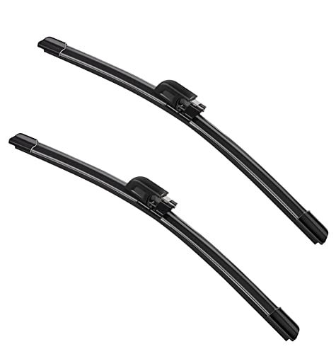 2 Factory Wiper Blades Replacement for 2003 2004 2005 2006 2007 2008 Benz C CLK Class 2002-2006 2007 2008 2009 A8 S8 Original Equipment Replacement Wiper Blade Set- 22"+22" (Set of 2) Top Lock