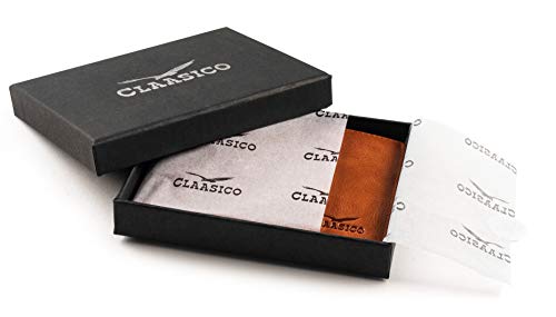 Wallet For Men’s - Genuine Leather Slim Bifold Rfid Wallet - Gift For Men Packed In Stylish Gift Box #TOP4