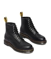 Dr. Martens Unisex 1460 Pascal 8-Eye Boot, Black Ambassador Leather, UK 12/US M13W14