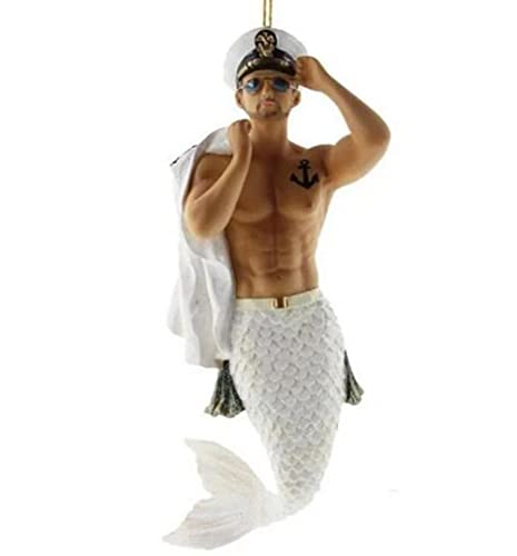 ProHome Pendentif De Voiture，Pendentif Sirène Mâle Unique, Miroir de Voiture Rétroviseur Ornements, Décoration de Voitur pour Femmes Hommes(Size:B)