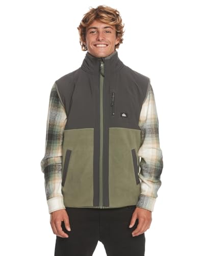 Quiksilver Fz Polar Vest sweat-shirt homme sans manche gilet polaire zippé