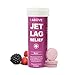 1Above Anti Jet Lag Flight Effervescent Drink Tablets, Super Antioxidant - Pycnogenol, Vitamins and Electrolytes for Travel, Work and Party. 10 Count (1 Tube) - Berry.