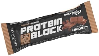 Best Body Nutrition Chocolate Protein Riegel – 15 x 90g Protein Bars – 51% Protein pro Riegel – Vollmilchschokoladenüberzug – Aspartamfrei – Eiweiß Riegel Ideal für Unterwegs und i