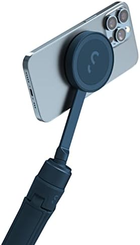ShiftCam SnapGrip - Mobile battery grip with wireless shutter button - Magnetic mount snaps on to any phone - Built in Powerbank with Qi wireless charging - Tabletop dock (Midnight Black)