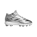 Adidas Boys Adizero Impact Silver Speed Molded Baseball, Silver Metallic/Black/Grey, 5