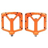 Tidevib Mountainbike Pedale mit 2 Lagern, rutschfestes Nylon-Design für reibungslose Fahrt, für die meisten MTB für Fahrräder, Schwarz