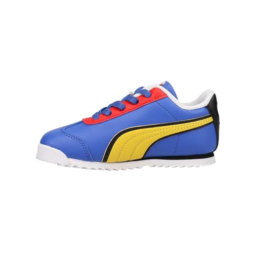 PUMA Toddler Boys Roma Primary Ac Lace Up Sneakers Shoes Casual - Blue3