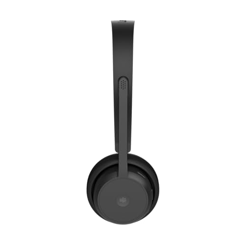 Lenovo Wireless VoIP Headset Casque sans Fil Arceau Bureau/Centre d'appels Bluetooth Noir