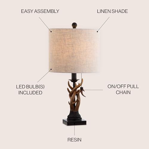 JONATHAN-Y-JYL1031A-Gaston-205-Resin-Mini-LED-Table-Lamp-Farmhouse-Traditional-Cottage-Rustic-Office-Living-Room-Family-Room-Dining-Room-Bedroom-Hallway-Foyer-Brown JONATHAN Y JYL1031A Gaston 205 Resin Mini LED Table Lamp Farmhouse Traditional Cottage Rustic Office Living Room Family Room Dining Room Bedroom Hallway Foyer Brown