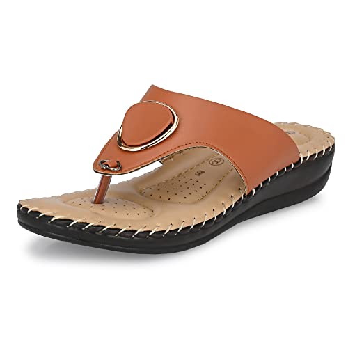 Image of Centrino Women's Thong Comfortable Ortho Care Ladies | Fashion Wear Sandal & Chappal | Soft Cushioned for More Comfort (7902)