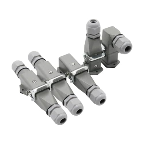 Conector rectangular HDC-HA de 4 pines para una conexión segura a 250V 7