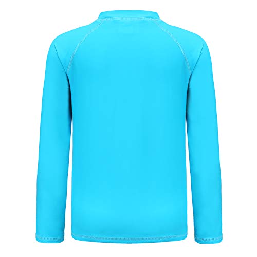 Image of HowJoJo Boys Short Sleeve Rash Guard Shirts Swim Shirt UPF 50+
