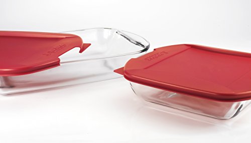 Anchor Hocking 3-Quart Rectangular Baking Dish With Embrace Lids #TOP1