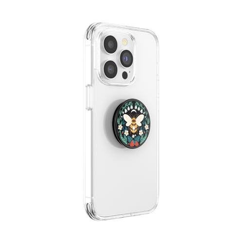 Image of PopSockets Adhesive Phone Grip, Holder, Phone Stand, Bee - Bee Boho