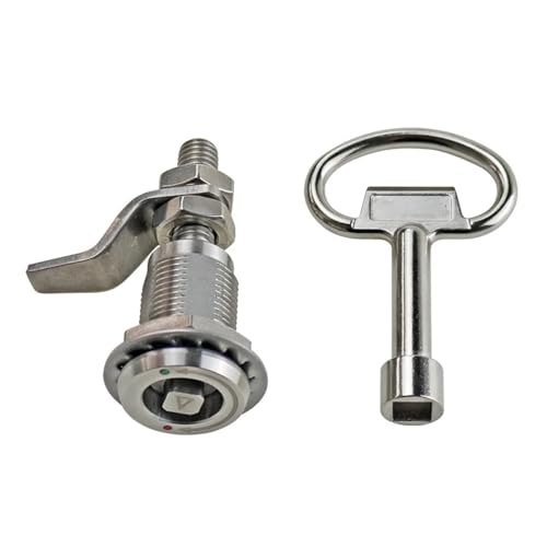 Serrure réglable pour porte en tôle et aménagements métalliques - 4