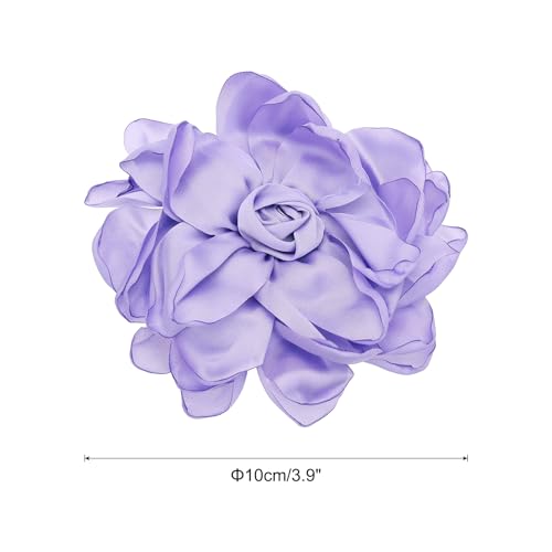 Image of PATIKIL Rose Flower Hair Clips, Fabric Brooch Pins for Women Wedding Party Dance Dress Clothes Accessories Valentine's Day Gifts