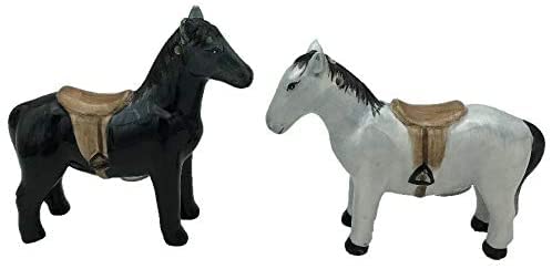 Certified International28160 Clover Farm Horse Salt & Pepper Set