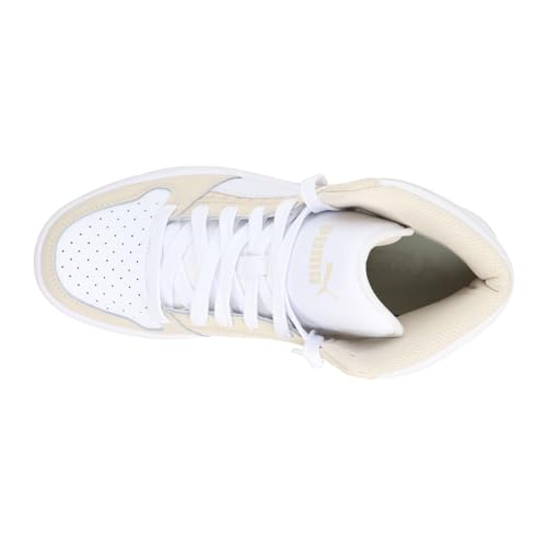 PUMA Womens Rebound Layup Houndstooth High Sneakers Shoes Casual - Beige - Size 7.5 M4