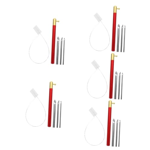 Kit aiguilles à poinçonner couture outils têtes interchangeables