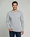 Real Essentials 3 Pack: Men's Cotton Long Sleeve Henley T-Shirt - Casual Work Activewear Tee-Set 5, L