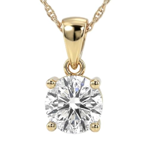 La Joya Certified 1/4-2ct 14K Gold Pendant
