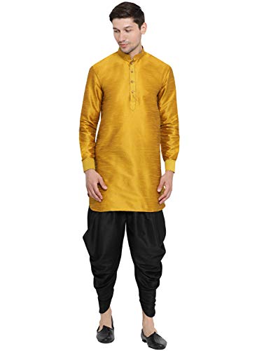 Image of VM Men's Silk Blend Kurta Pyjama Set