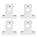 Shaft Bracket Fixing Bracket, Rail Accessory 4PCs Fixing Bracket Fastener Light Weight Aluminum Alloy Hardware Tools SK12 Industrial Parts for Rail Shaft
