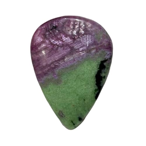 Rubis naturel zoïsite poire 34x24mm cabochon pierre en vrac pour bague GH_NAT_02544