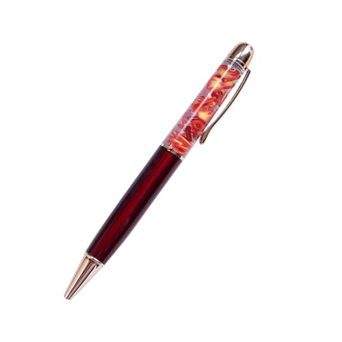 Image of Flame Funny Pens Cute Floater Floating Liquid Writing Journaling Office Pen Unique Gift For Women Men Kids Girl Boy