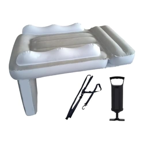 QLASDVUE Car Air Bed Inflatable Car Airplane Bed Mattress Air Fit for Seat for Kid Baby Extender Sleeping for Travel Road Trip Universal(C)