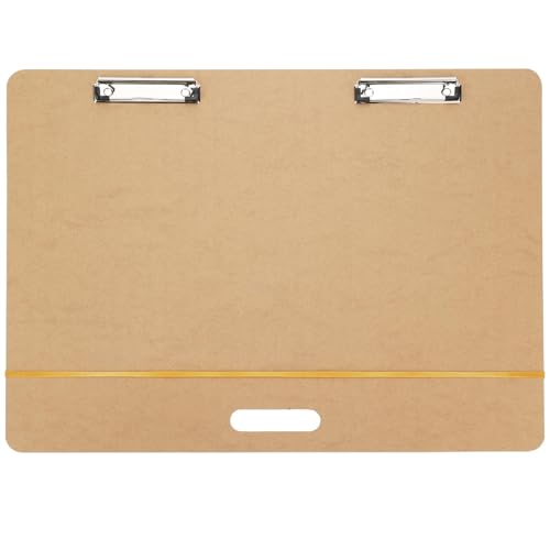 18" x 24" Drawing Board, Artist Sketch Boards with Handle for Drafting Art, Portable Wooden Clipboard for Class or Studio Fit in Artists Tote