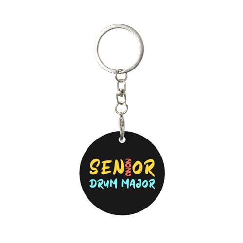 Kangweida Senior 2026 Drum Major Durable Aluminum Round Keychain Stylish Useful