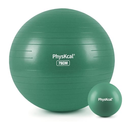 Yoga Ball for Exercise, Pilates Set, 4 Sizes Fitness Ball for Wor...