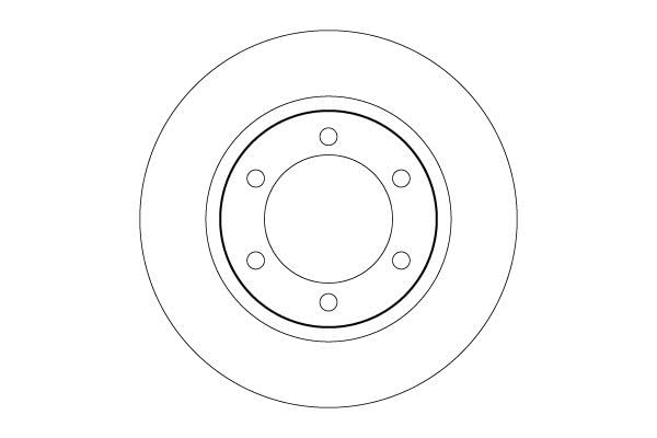 Disque de frein TRW DF6726S avant ventilé de 319mm pour Toyota Hilux III