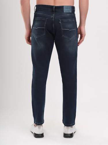 Image of SPARKY Men's Blue Narrow Fit Jeans