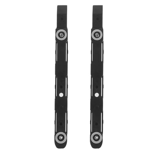 Hoite Rail de montage pour disque dur 6,3 pouces en plastique, 1 paire, noir