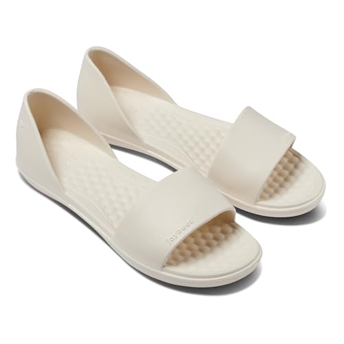 Image of Joybees Women's Friday Flat - Ballet Flats for Women, Cute & Casual Dress Shoes, Comfortable Rubber Foam Sandals for Work, Walking, Waterproof, Non Slip