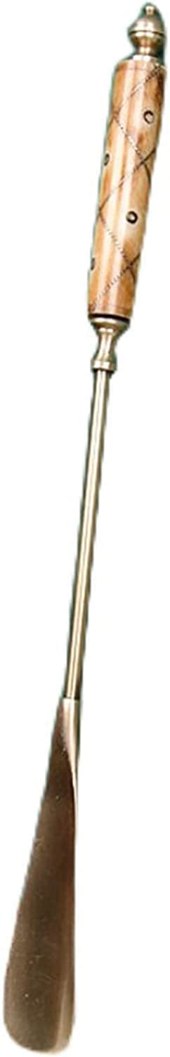 Calzador, calzador de mango largo, calzadores for mujeres, 16,5 pulgadas, metal for personas mayores, dolor espalda embarazada