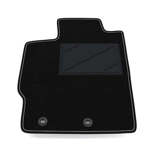 Tapis de Voiture CÔTÉ CONDUCTEUR 1 pièce Compatible avec Toyota Yaris 3 - Hybride 2012-2020 | 1 Tapis sur Mesure